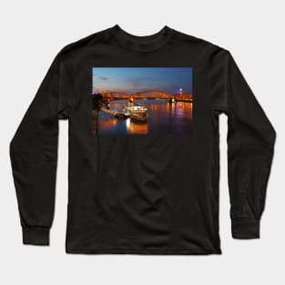 Hohenzollern Bridge with Rhine Long Sleeve T-Shirt